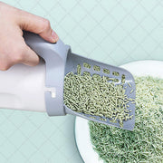 2 in 1 Plastic Cat Sand Scoop with Litter Bag