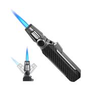 Adjustable Metal Kitchen Torch Refillable Butane Lighter with Safety Lock