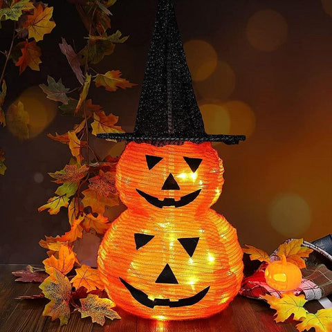 Halloween Pumpkin Decorations Collapsible Indoor Outdoor Halloween Decorations
