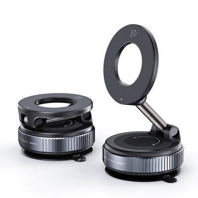 360 Rotate Vacuum Suction Cup Metal Phone Holder Zinc Alloy Magnetic