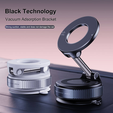 360 Rotate Vacuum Suction Cup Metal Phone Holder Zinc Alloy Magnetic