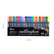 Metallic Color Double Line Outline Marker