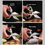 Multi-Functional Stainless Steel Shears Kitchen Scissors