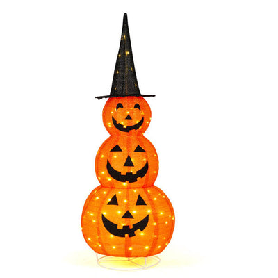 Halloween Pumpkin Decorations Collapsible Indoor Outdoor Halloween Decorations