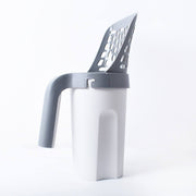 2 in 1 Plastic Cat Sand Scoop with Litter Bag
