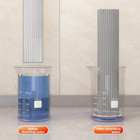 Desktop Mini Squeeze Mop, Portable Wet and Dry for Countertops, Bathrooms, Kitchen