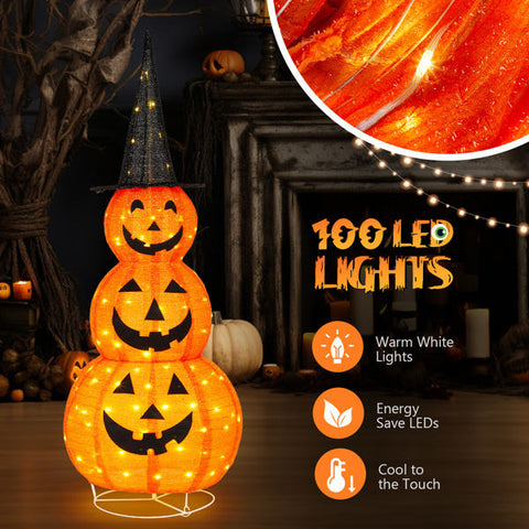 Halloween Pumpkin Decorations Collapsible Indoor Outdoor Halloween Decorations