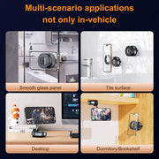 360 Rotate Vacuum Suction Cup Metal Phone Holder Zinc Alloy Magnetic